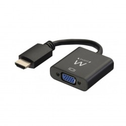 ADAPTADOR GRAFICO EWENT HDMI A VGA - CON AUDIO - EW9864