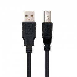 CABLE IMPRESORA USB 2.0 USB A-MACHO B-MACHO 1.8M NEGRO - PHOENIX