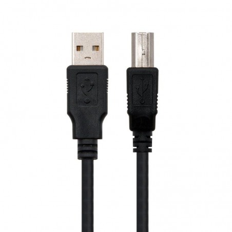 CABLE IMPRESORA USB 2.0 USB A-MACHO B-MACHO 1.8M NEGRO - PHOENIX
