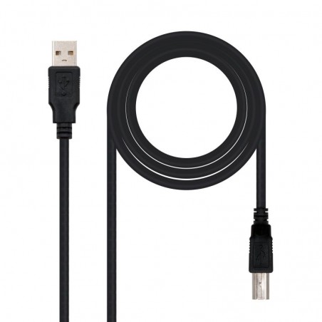 CABLE IMPRESORA USB 2.0 USB A-MACHO B-MACHO 1.8M NEGRO - PHOENIX