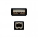 CABLE IMPRESORA USB 2.0 USB A-MACHO B-MACHO 1.8M NEGRO - PHOENIX