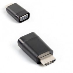 ADAP. HDMI MACHO A VGA HEMBRA LANBERG AD-0016-BK - RESOLUCIÓN HASTA 1920X1080