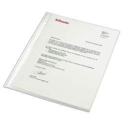 Funda multitaladro A4 - Transparente mate - Fundas Esselte
