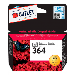 Cartucho tinta HP 364 foto - CB317EE - negro (Producto outlet)