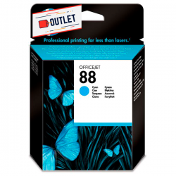 Cartucho tinta HP 88 - C9386AE - cyan (Producto outlet)