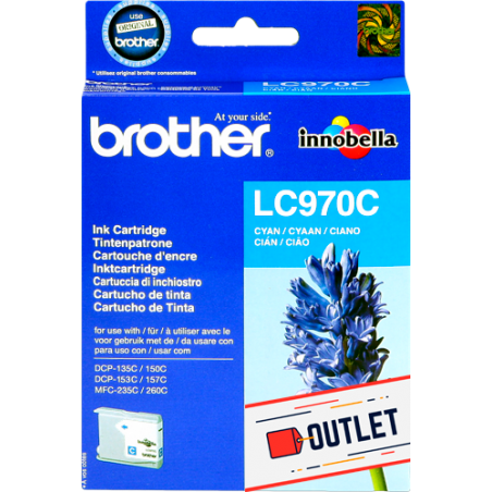 BROTHER LC970C - cyan - OUTLET