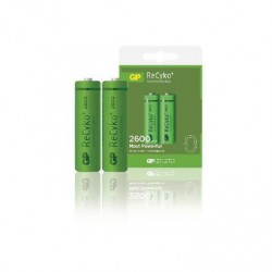 Pilas recargables AA - 2600 mAh - GP ReCyko+