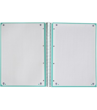 EUROPEANBOOK 1 de OXFORD TOUCH - CUADRICULA 5*5 - Color: Verde pastel