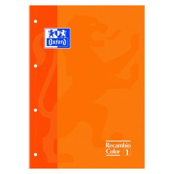 RECAMBIO COLOR 1 - OXFORD CLASSIC - CUADRICULA 5*5 - Color: Naranja