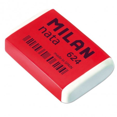 Goma de borrar MILAN nata 624