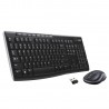 Logitech MK270 - Pack de teclado y ratón (2.4 GHz, inalámbrico, Windows), Negro, - [QWERTY Español]