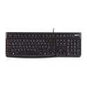 Logitech K120 USB - Teclado con cable, QWERTY español, Negro