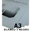 Impresión en tamaño A3 B/N (297x420)